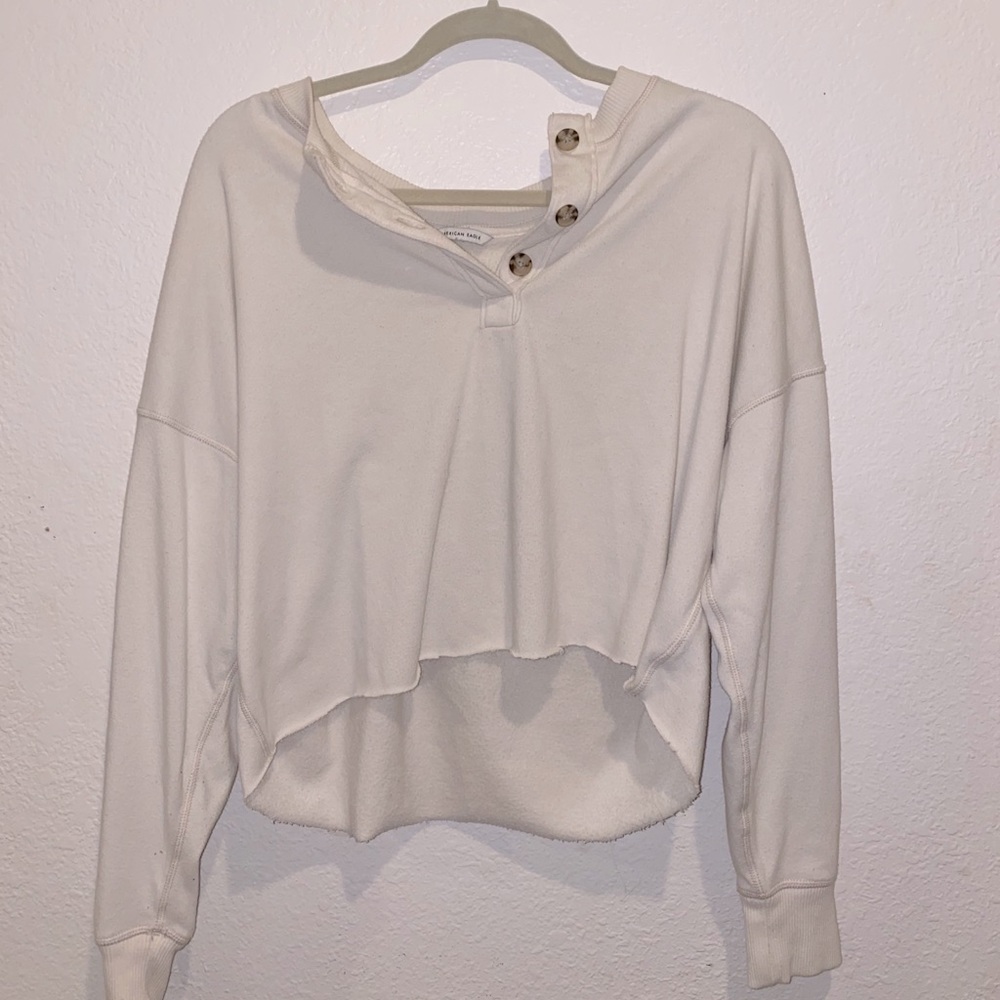 Cream cropped sweater